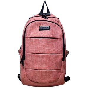 Tzowla Pink Black Trim Travel Backpack Multiple Pock Lock Charging Port Trolley